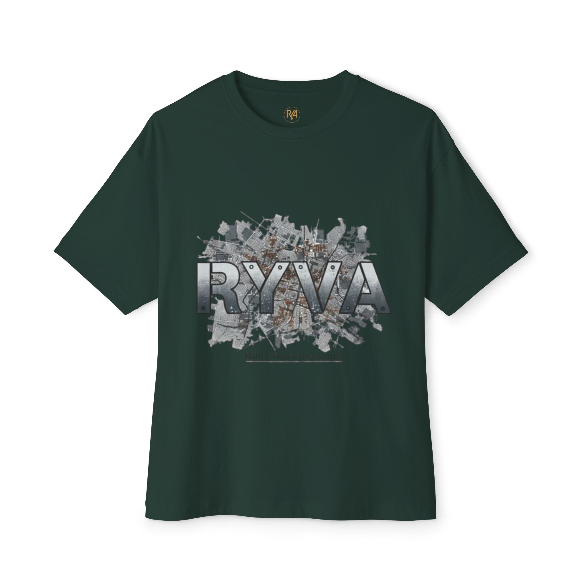 RYVA Graphic Tee — Urban Monochrome Logo Shirt