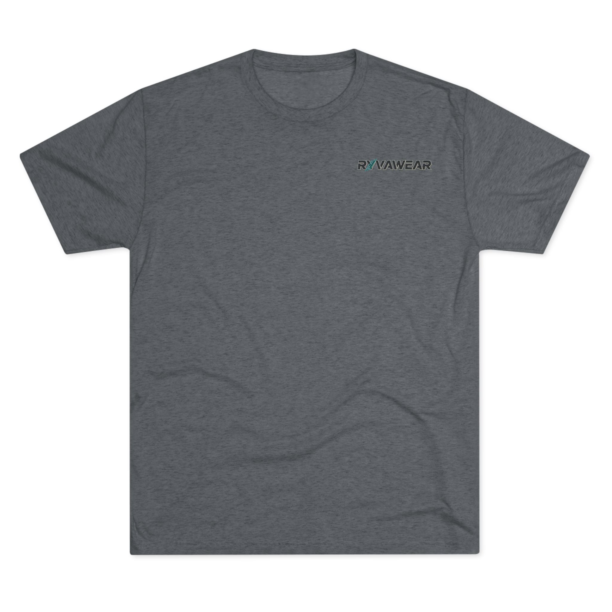 RYVNAWEAR Minimal Logo Tee — Lightweight Tri-Blend Crew Shirt