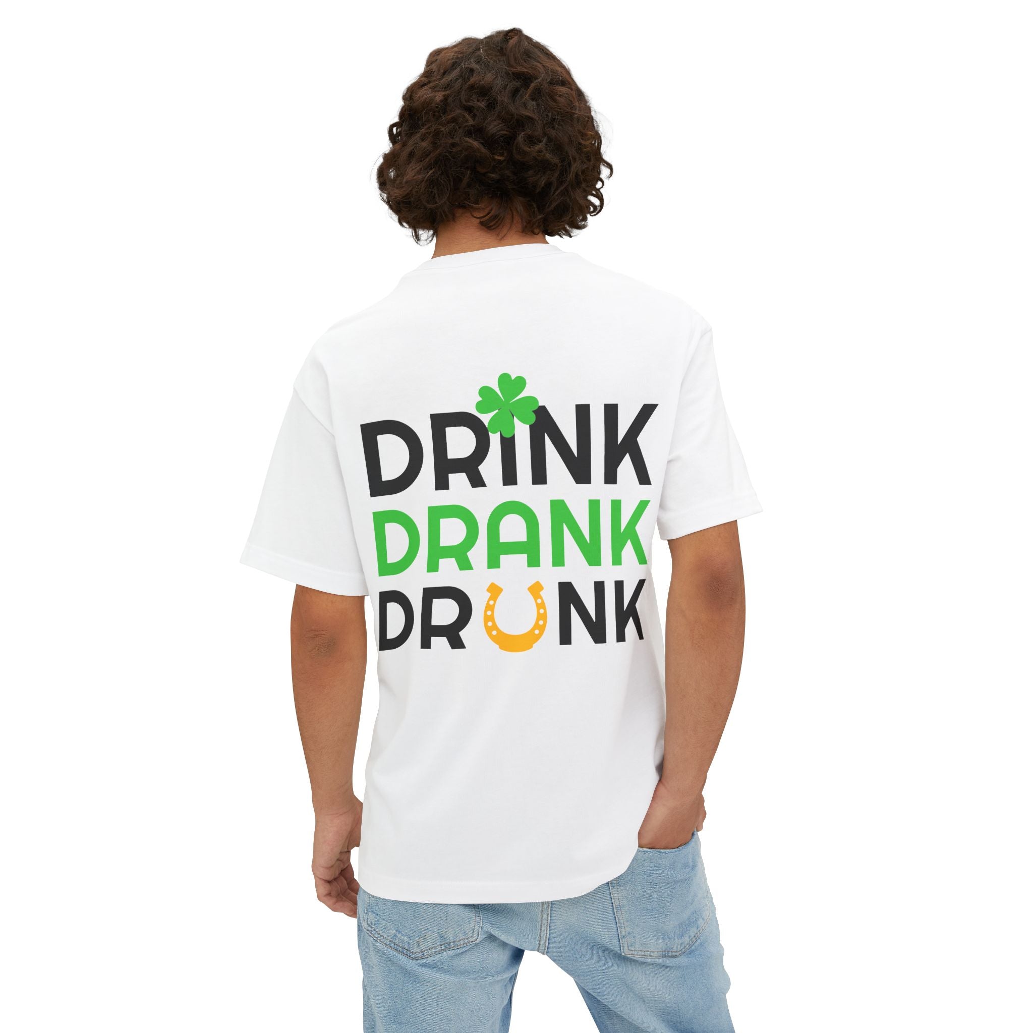 St. Patrick's 'Drink Drank Drunk' Boxy Tee