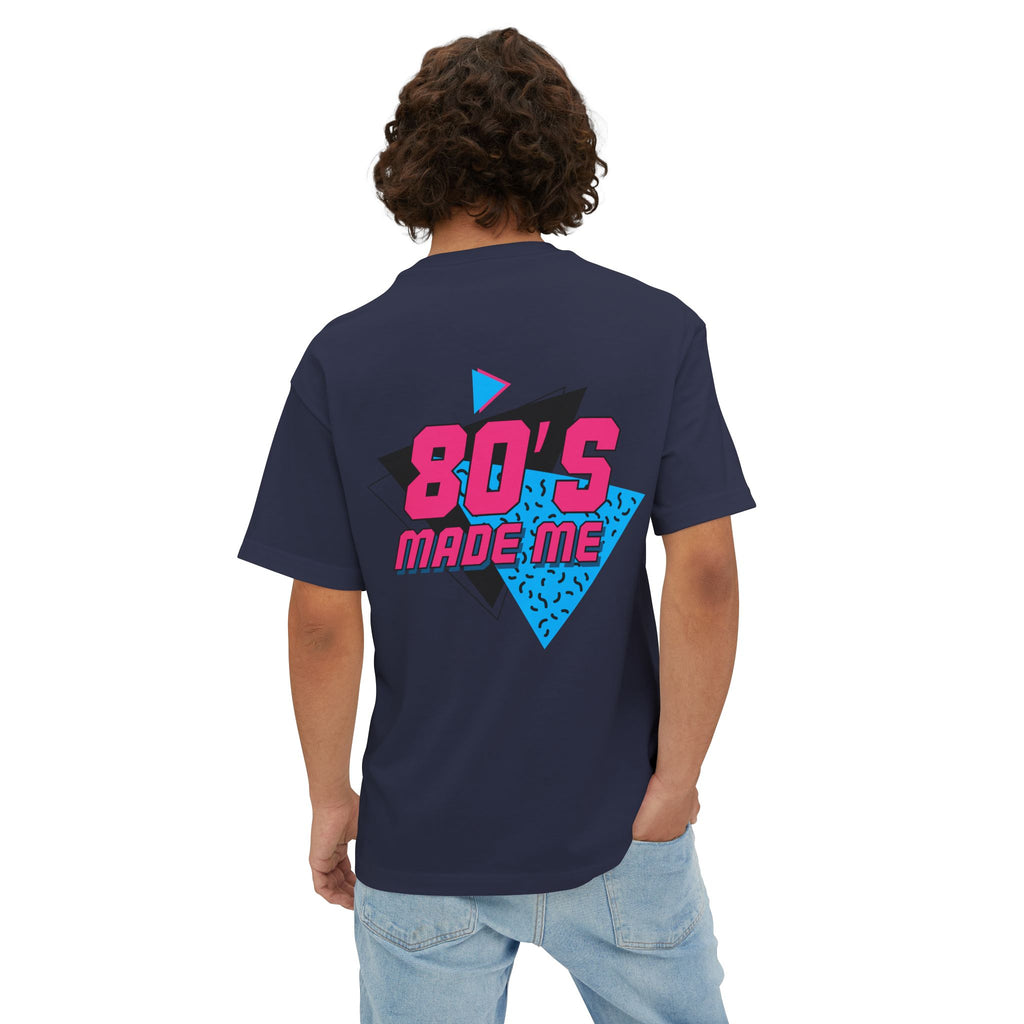 80's Made Me Oversized Boxy Tee — Retro 1980s Graphic T-Shirt
