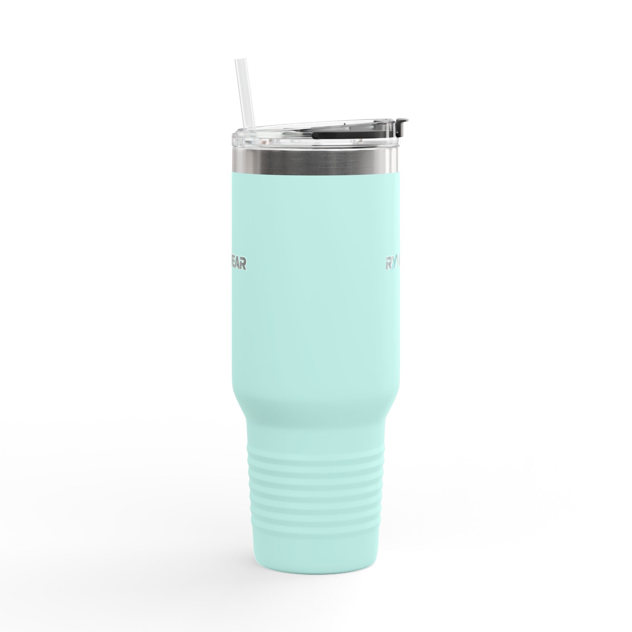 40oz Insulated Travel Mug – Large Vacuum Tumbler with Handle & Straw, Keeps Drinks Hot or Cold