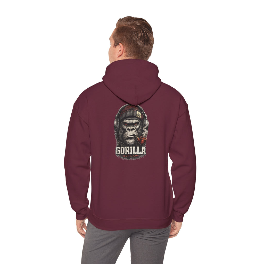 Gorilla Graphic Hoodie — Bold Ape Portrait Sweatshirt