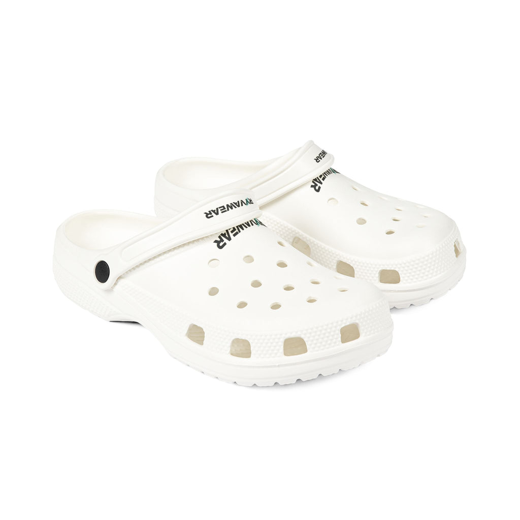 White EVA Foam Clogs — Lightweight Waterproof Slip-On Shoes
