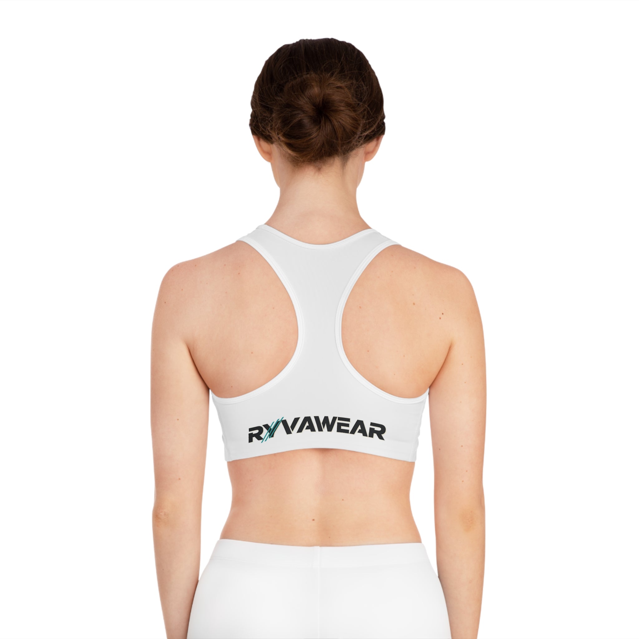 RyvaWear Logo Sports Bra — Women's Performance Racerback Activewear