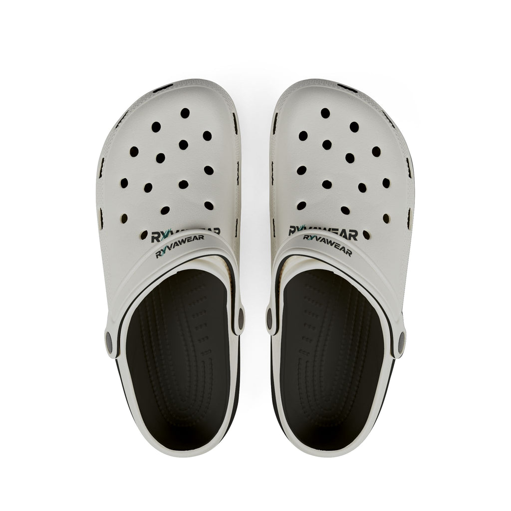 White EVA Foam Clogs — Lightweight Waterproof Slip-On Shoes