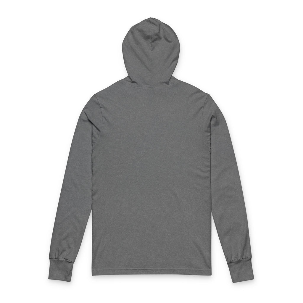 RVVAWEAR Hooded Long Sleeve Tee — Minimal Logo Lightweight Hoodie Tee