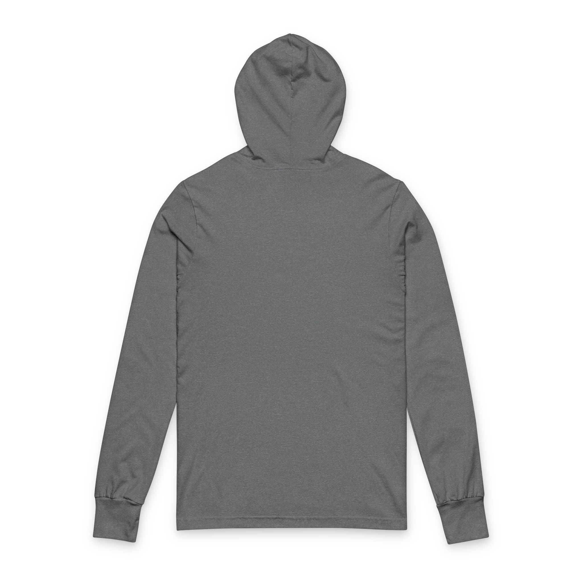 RVVAWEAR Hooded Long Sleeve Tee — Minimal Logo Lightweight Hoodie Tee