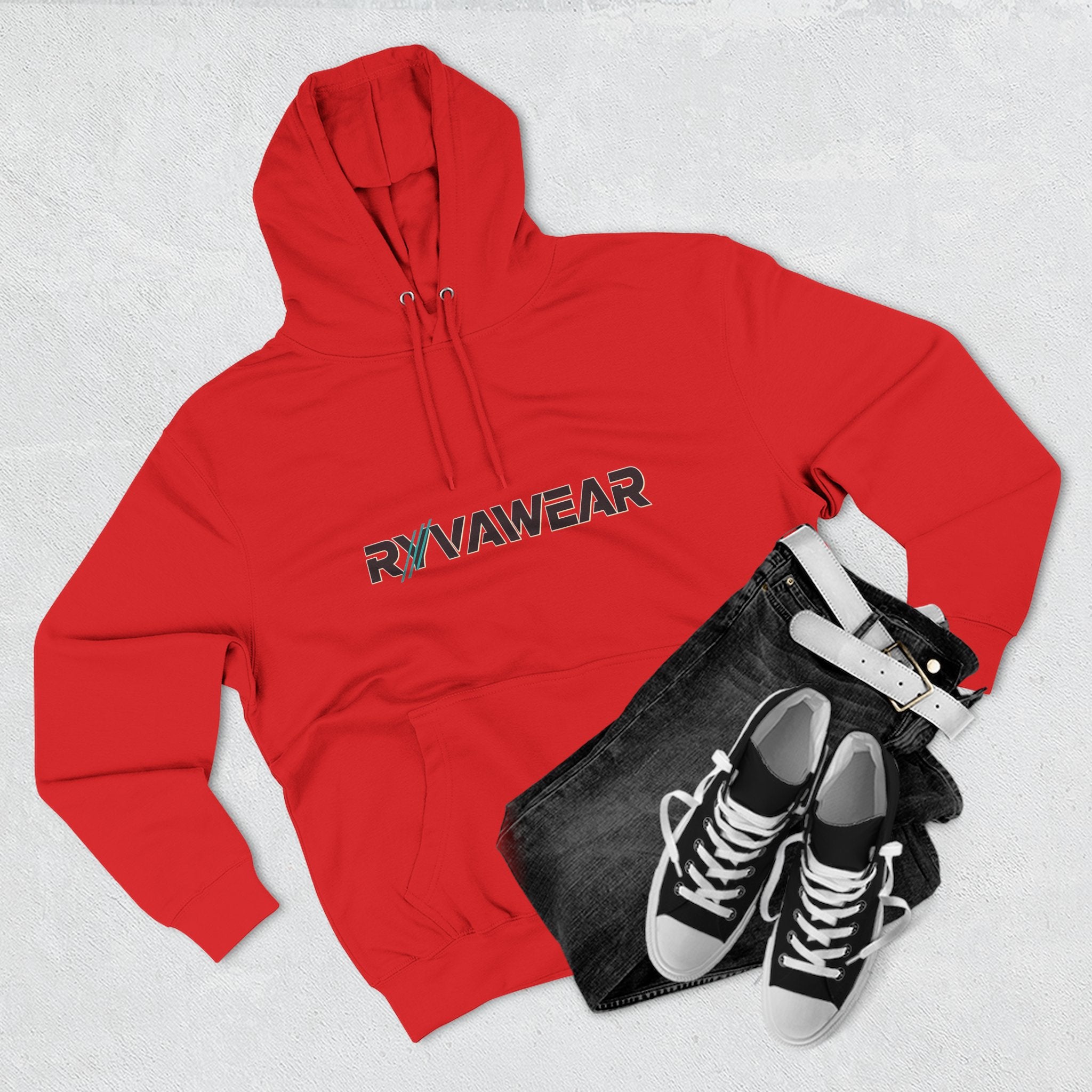 RYVAWEAR Logo Hoodie — Minimal Branded Fleece Pullover
