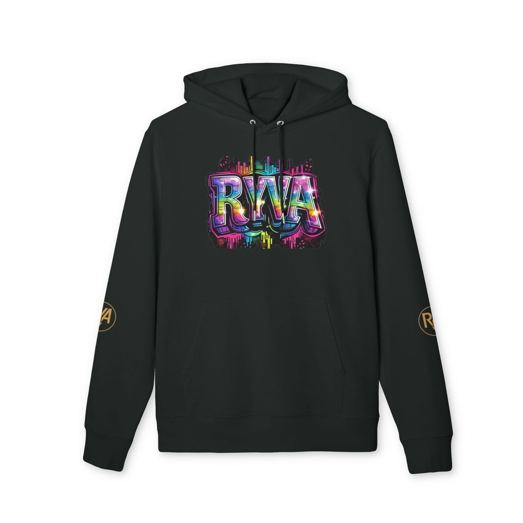 Graffiti RWA Logo Hoodie — Colorful Urban Streetwear Pullover