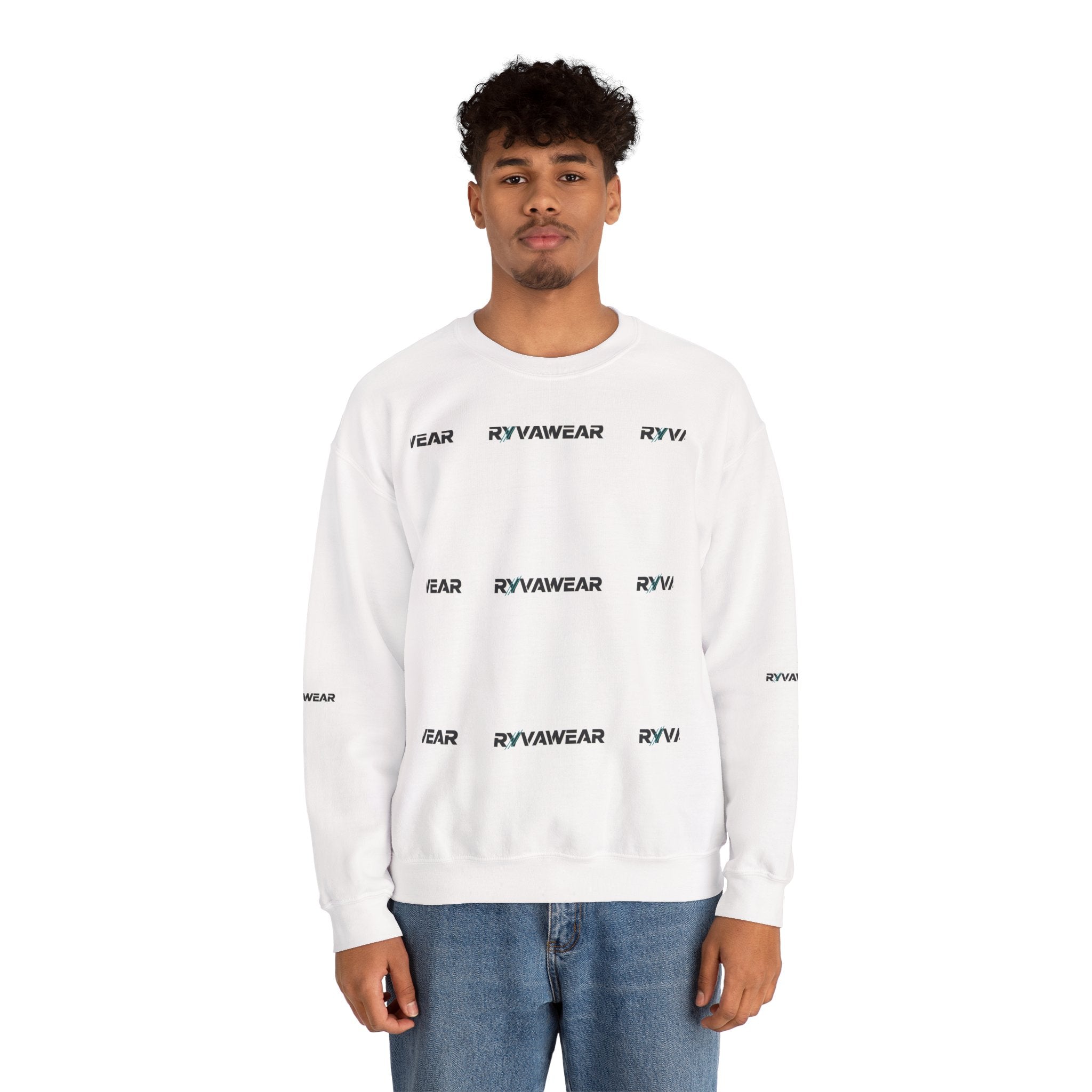 RYVAWEAR Repeat Logo Crewneck Sweatshirt