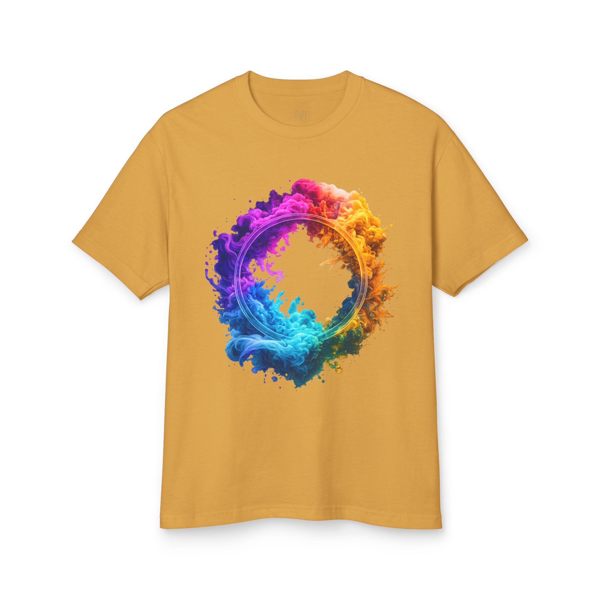 Color Burst Circle Graphic Tee