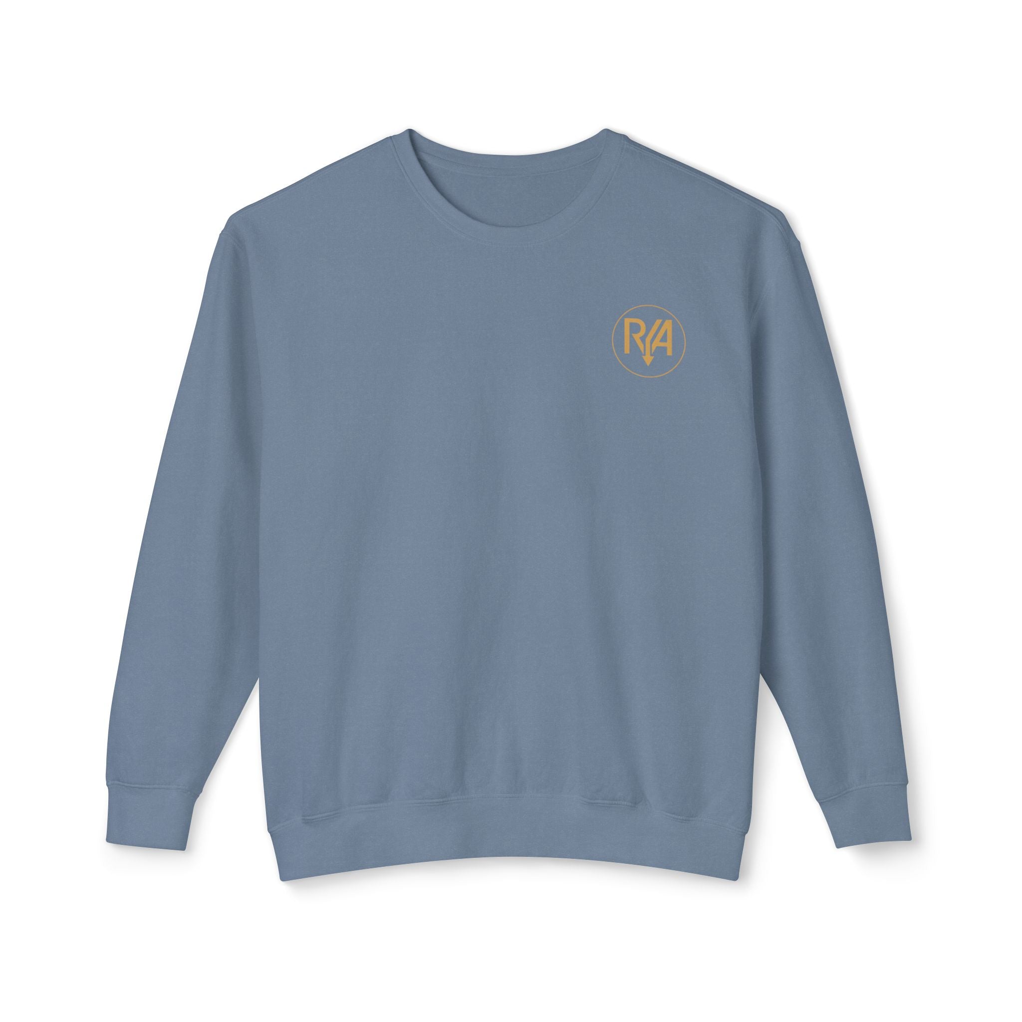 Minimal Monogram Crewneck Sweatshirt — R/A Embroidered