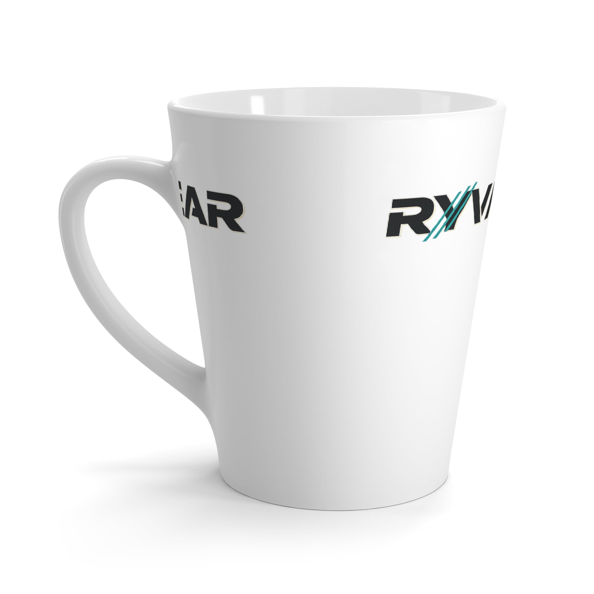 RyvaWear Logo Latte Mug – Branded Ceramic Coffee Cup