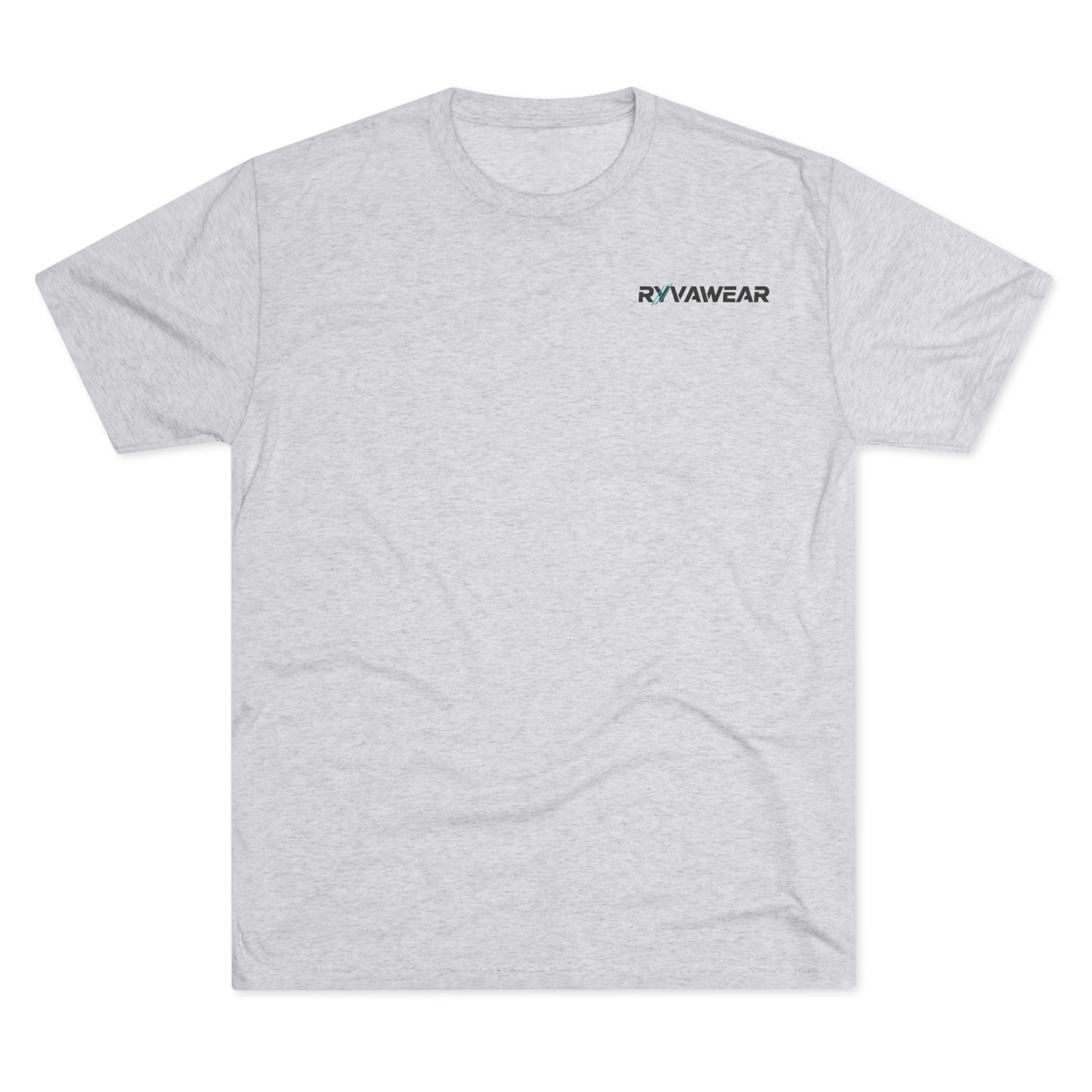 RYVNAWEAR Minimal Logo Tee — Lightweight Tri-Blend Crew Shirt