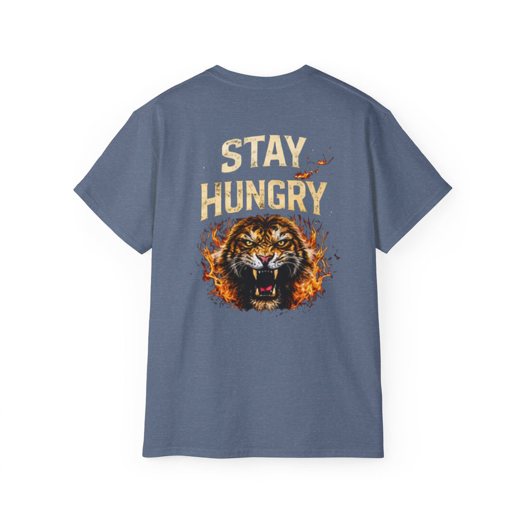Stay Hungry Lion T-Shirt — Motivational Graphic Tee