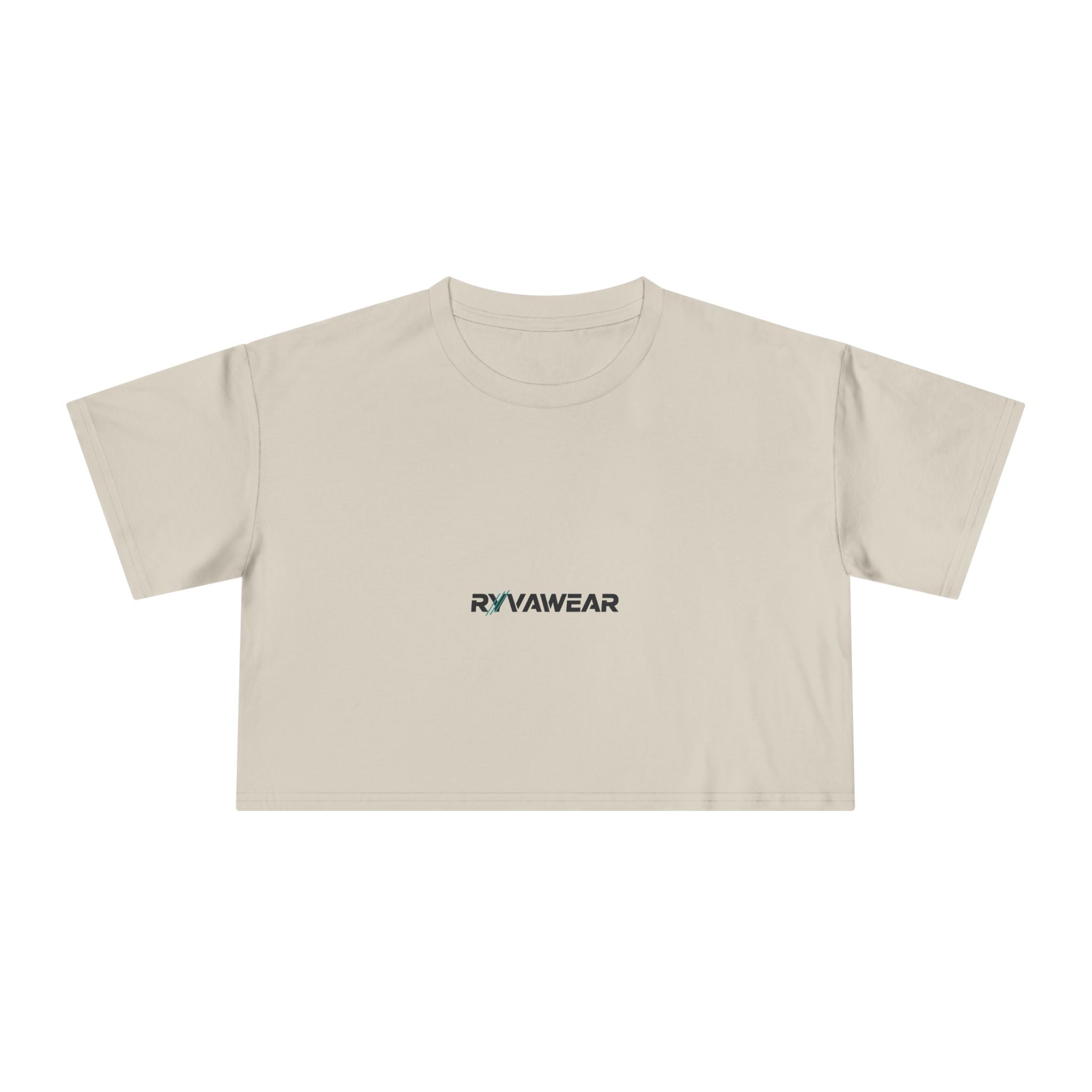 Women's Crop Tee – Minimal 'RYYAWEAR' Logo Crop Top
