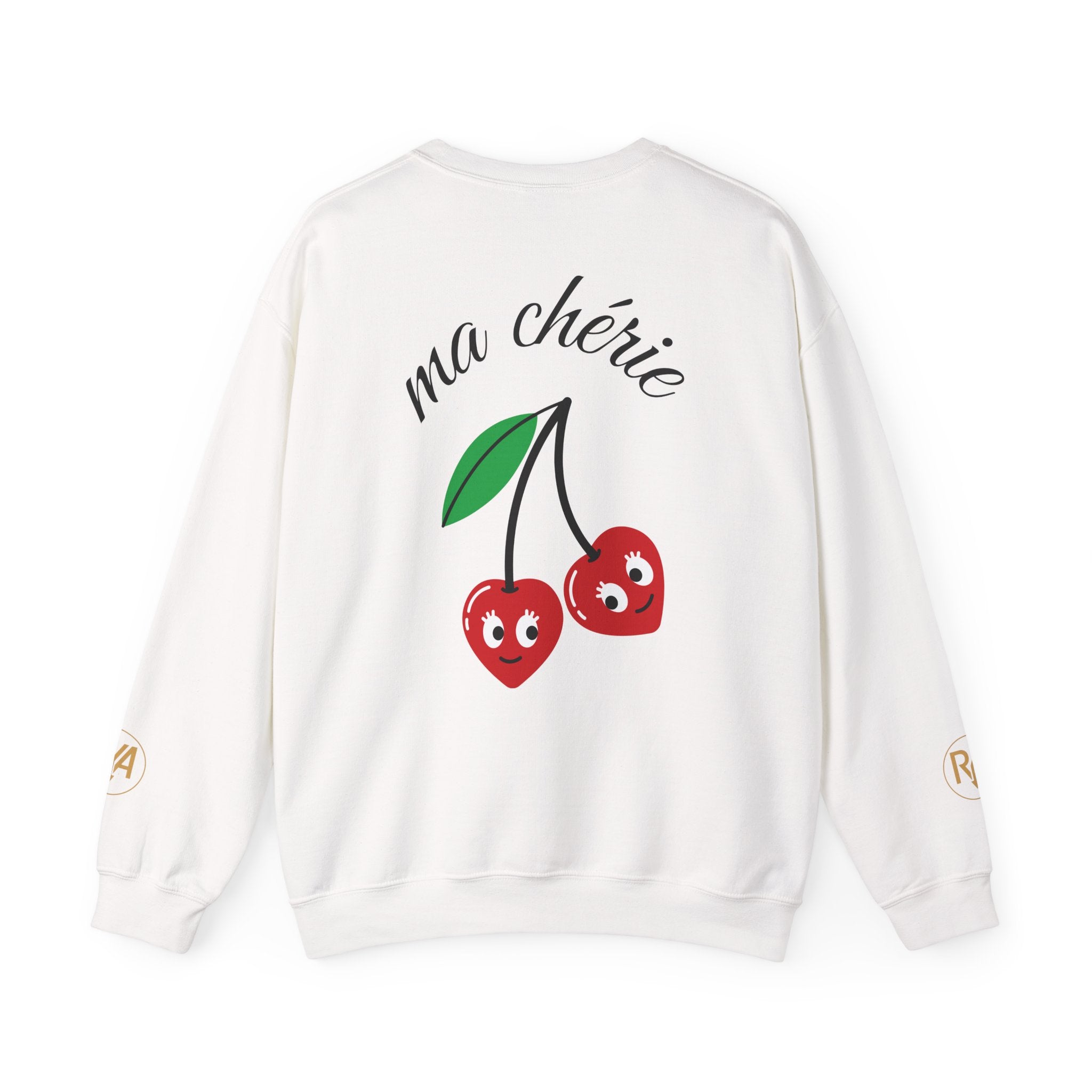 Cherry Graphic Sweatshirt — "ma chérie" Cute Vintage-Cherry Crewneck