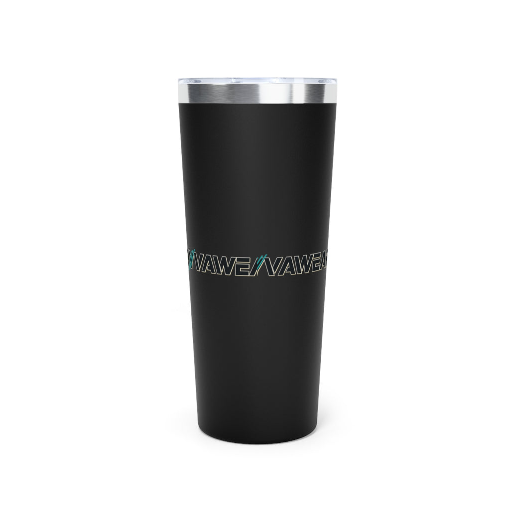 22oz Insulated Tumbler with RYNAWEAR Logo — Double-Wall Copper Vacuum Travel Mug