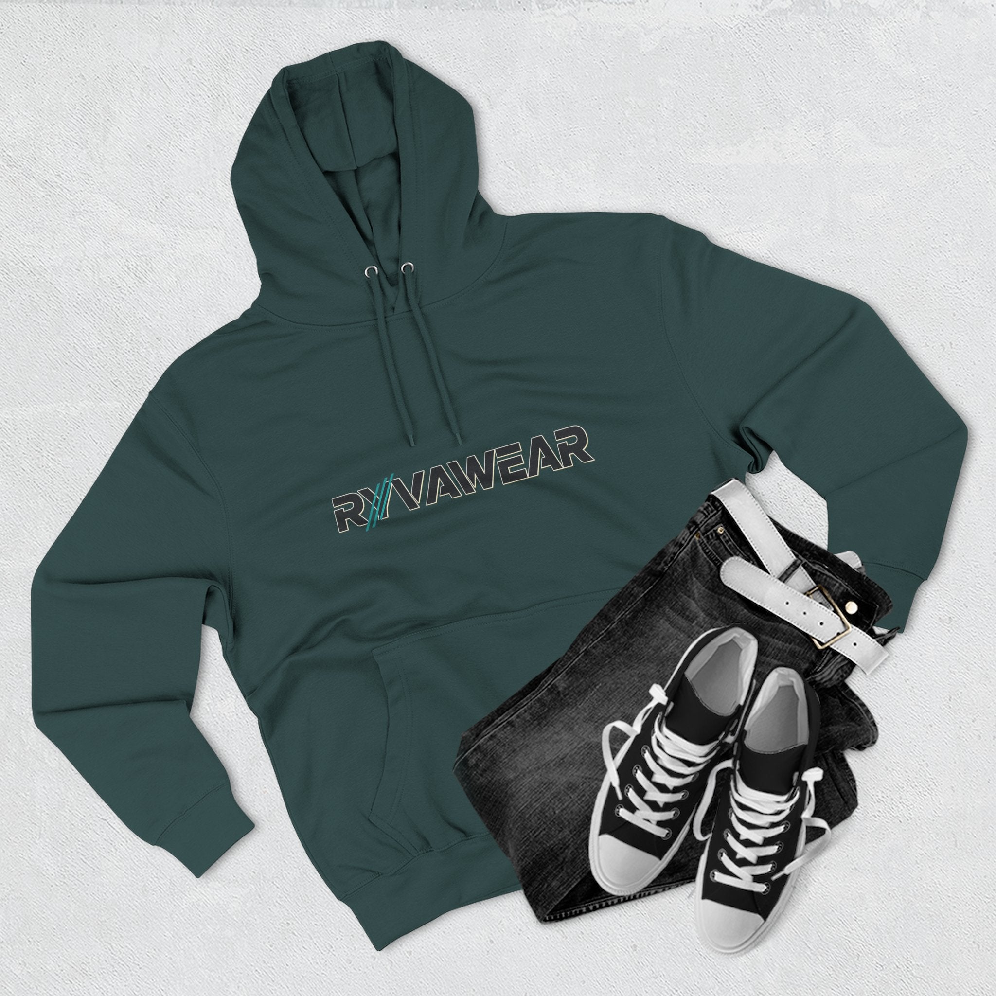 RYVAWEAR Logo Hoodie — Minimal Branded Fleece Pullover