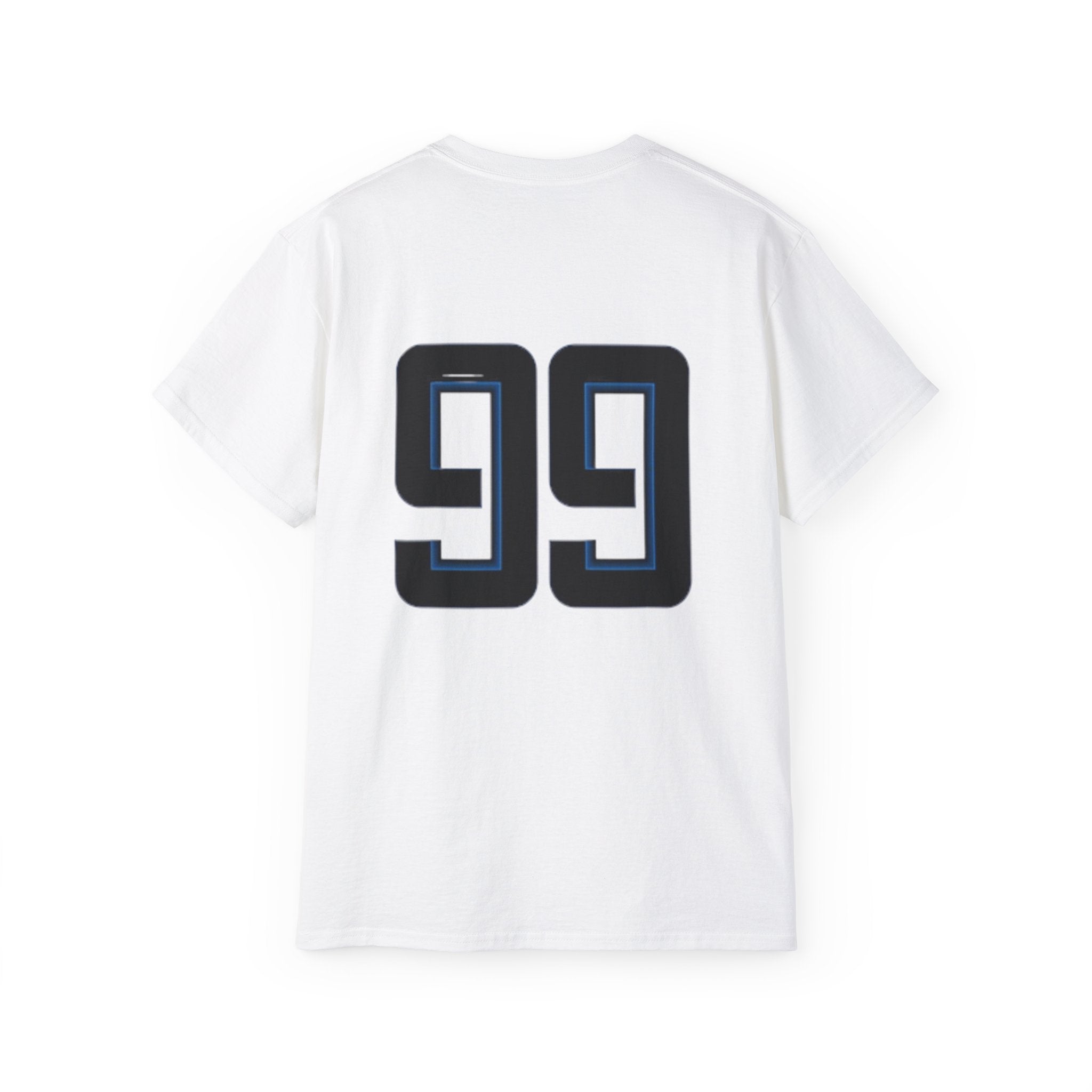 99 Number Tee — Sports Jersey Style Cotton T‑Shirt