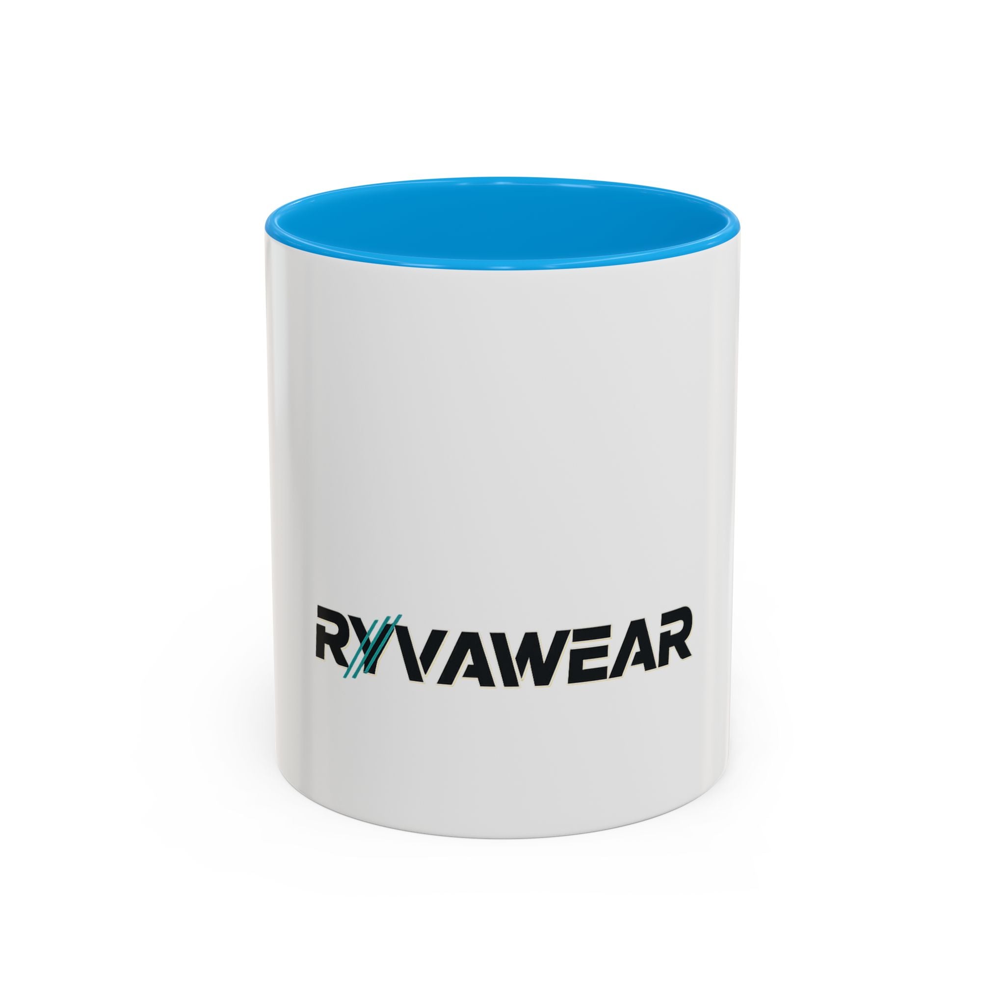 RyvaWear Logo Coffee Mug (11oz & 15oz) - Branded Ceramic Mug with Black Handle & Interior