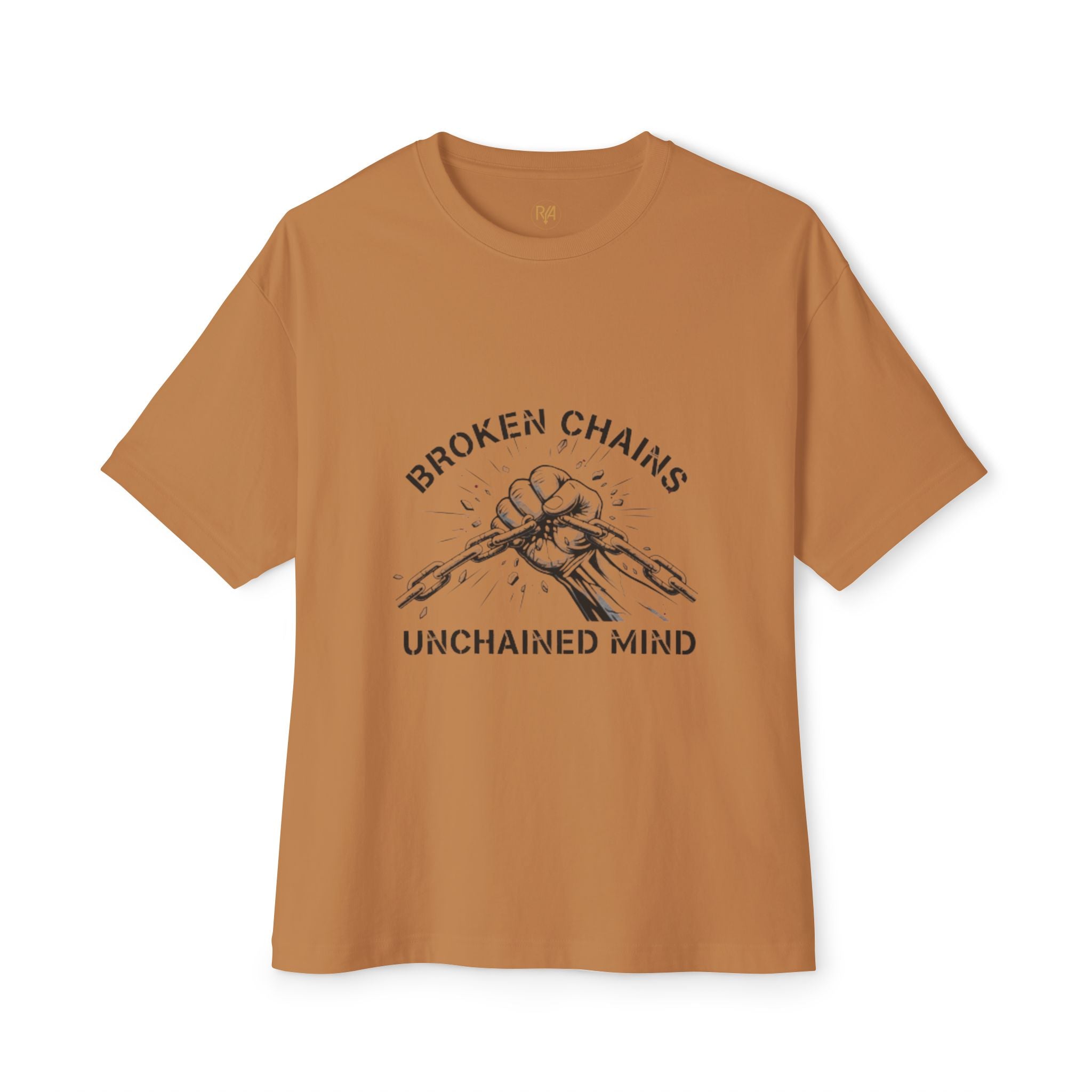 Broken Chains Graphic Tee — "Broken Chains, Unchained Mind" Inspirational T‑Shirt
