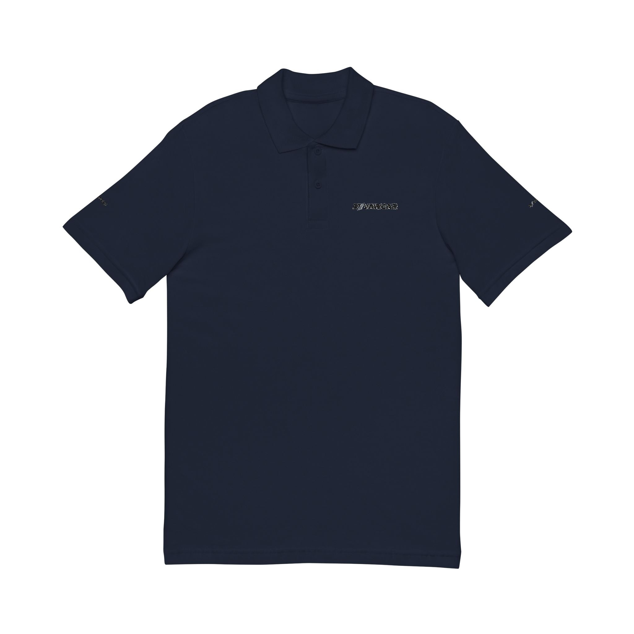 Embroidered Classic Polo Shirt — Minimal Chest & Back Logo