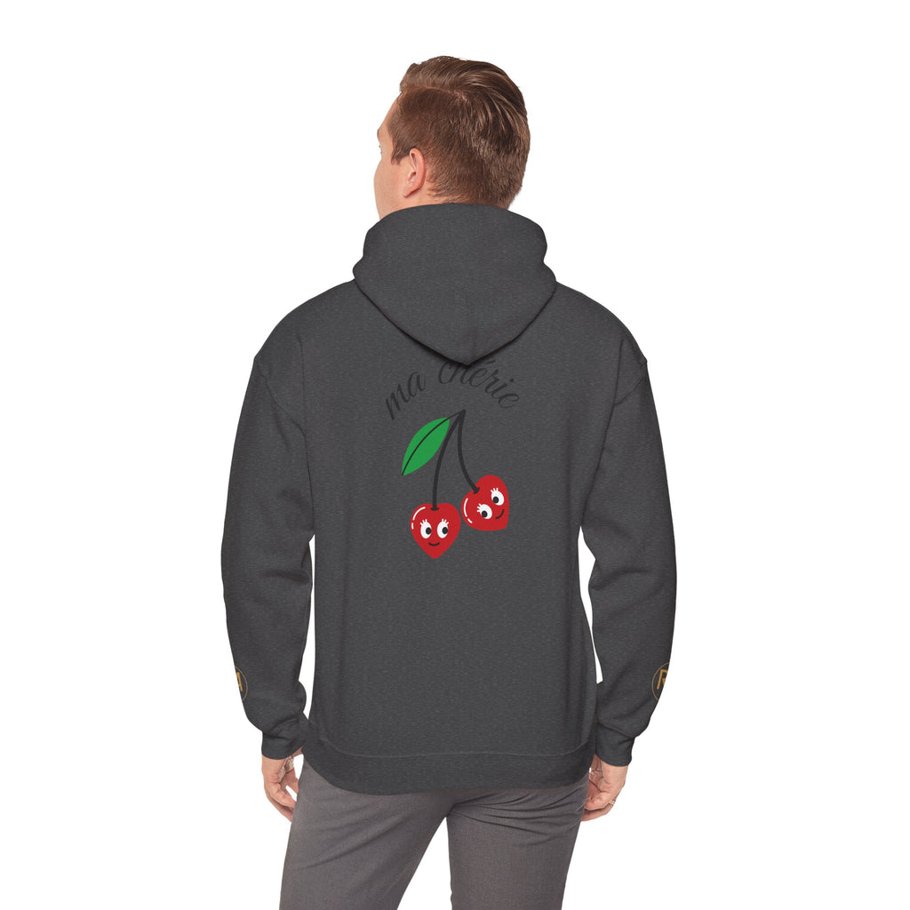 Cherry Mariette Hoodie — Cute Retro Cherry Graphic Hooded Sweatshirt