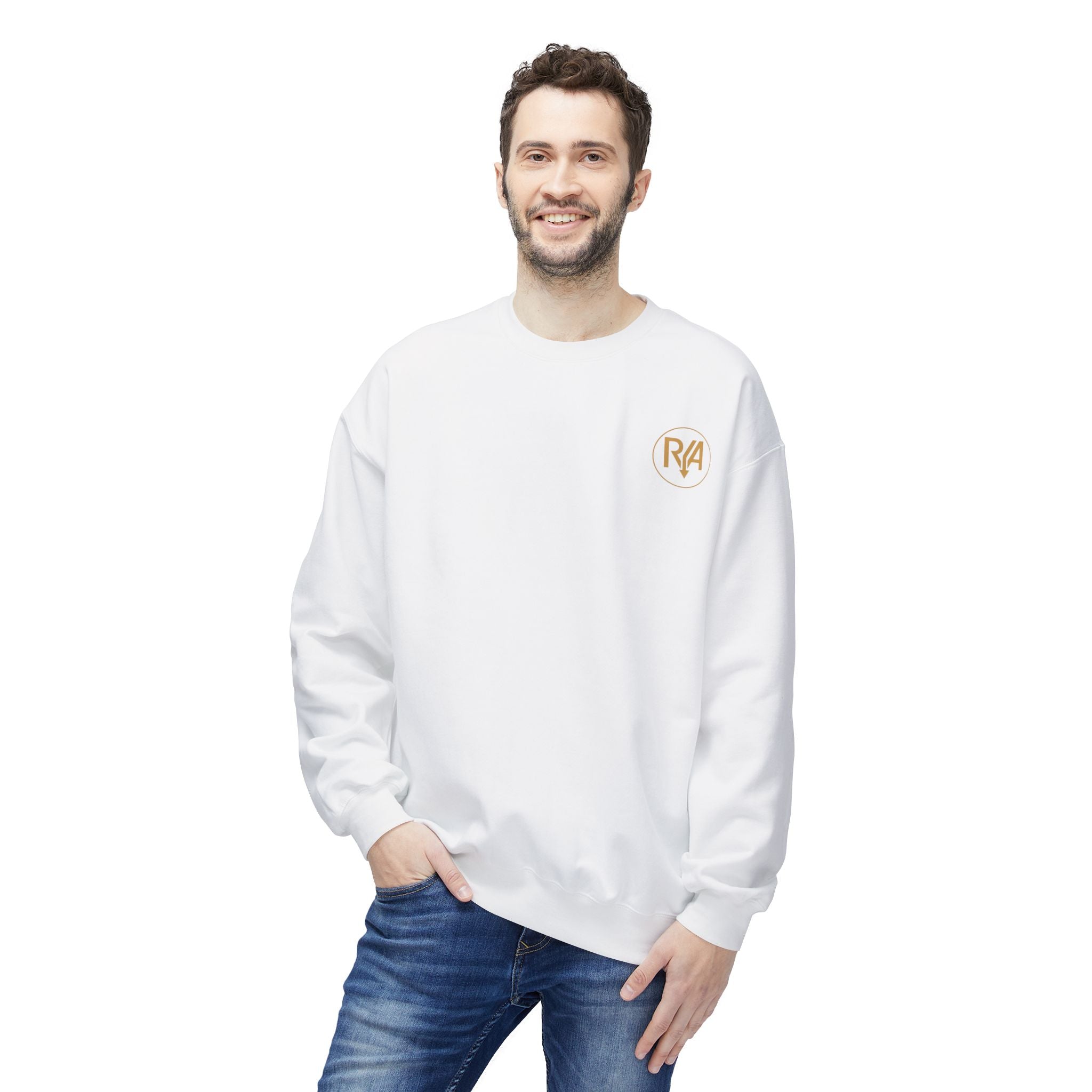 Embroidered R/A Minimal Logo Sweatshirt