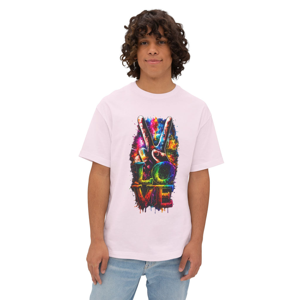 Love Peace Vibe Tee — Colorful Tie-Dye Peace Sign T-Shirt