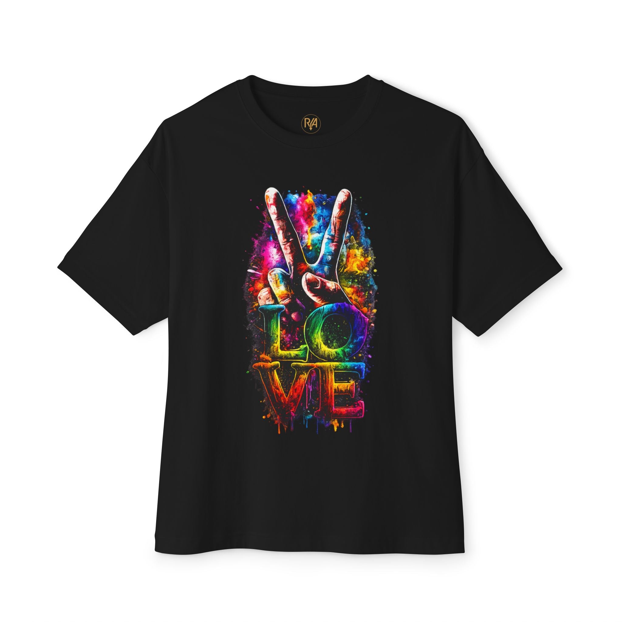Love Peace Vibe Tee — Colorful Tie-Dye Peace Sign T-Shirt