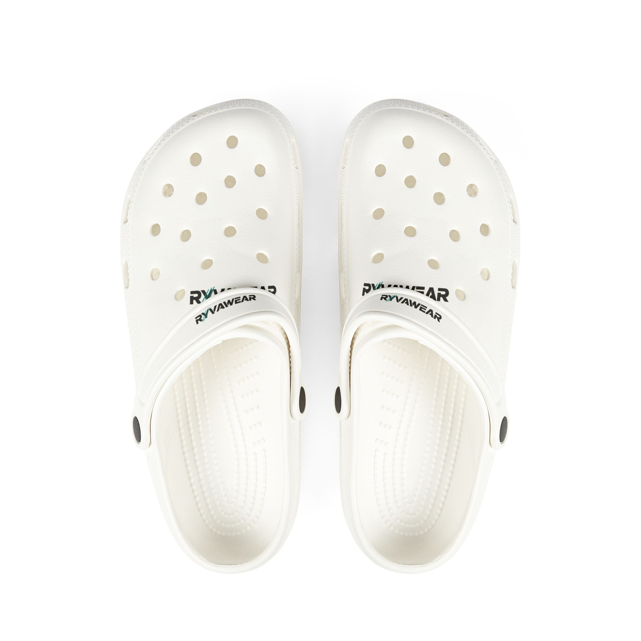 White EVA Foam Clogs — Lightweight Waterproof Slip-On Shoes