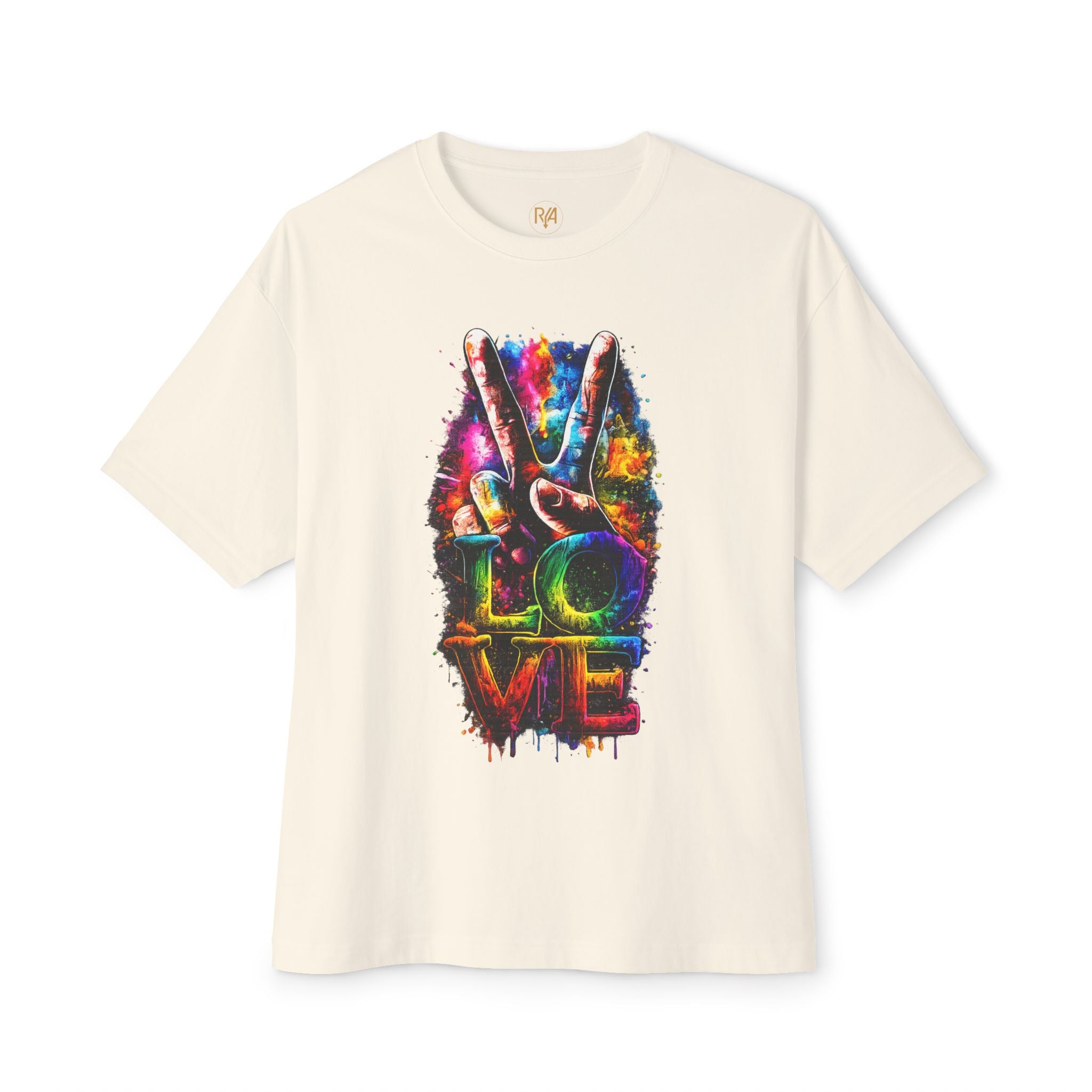 Love Peace Vibe Tee — Colorful Tie-Dye Peace Sign T-Shirt
