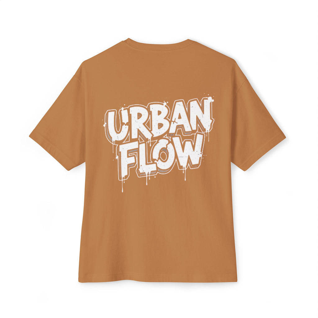 Urban Flow Tee — Graffiti Logo Oversized Boxy T-Shirt