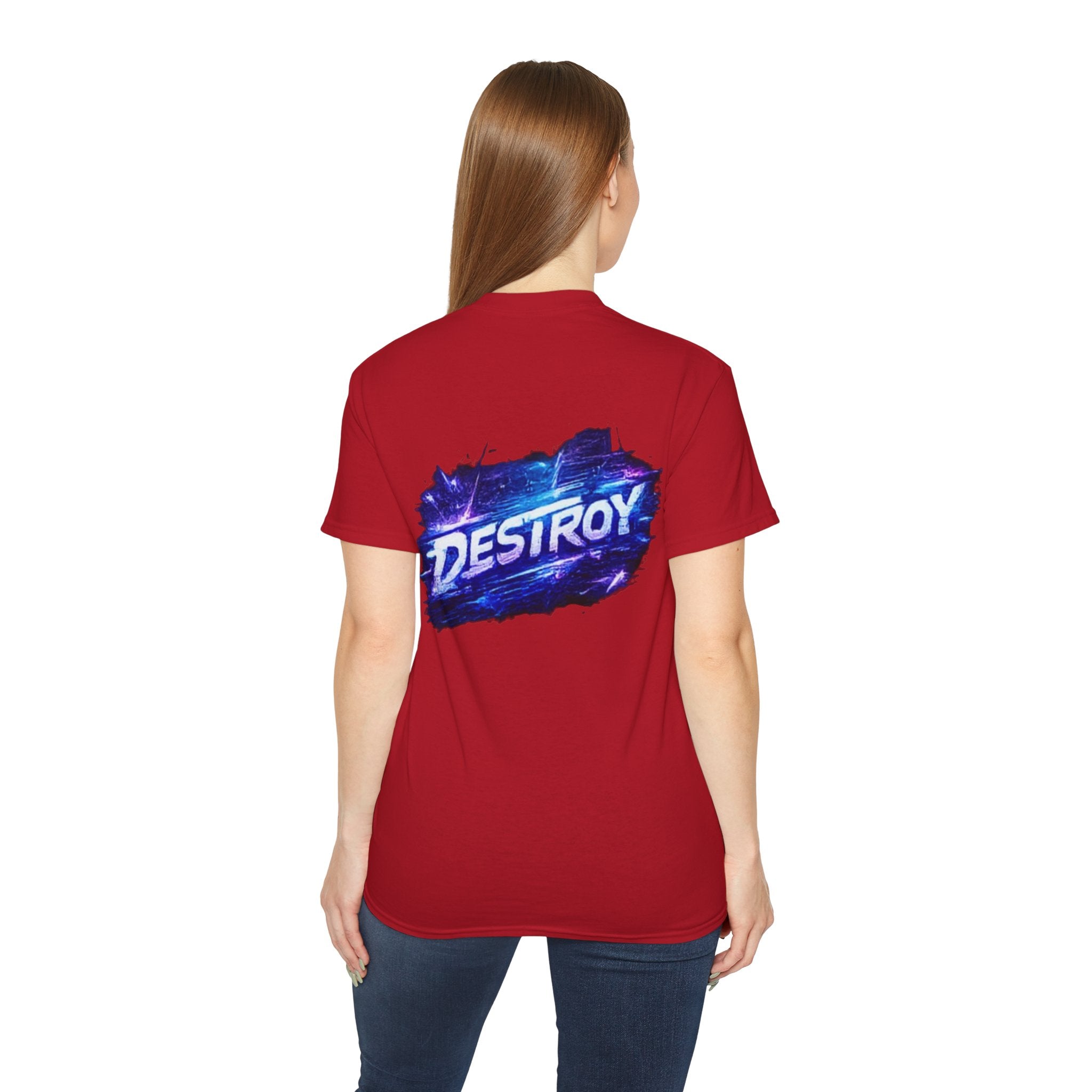 T-Shirt — 'Destroy' Retro Galaxy Graphic Tee