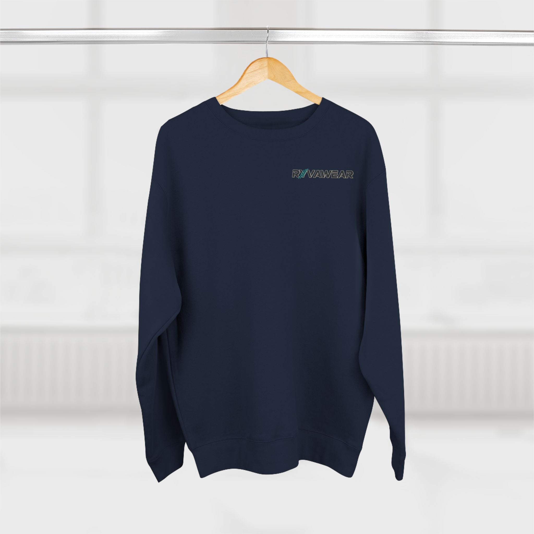 Minimalist 'RYVAWEAR' Crewneck Sweatshirt