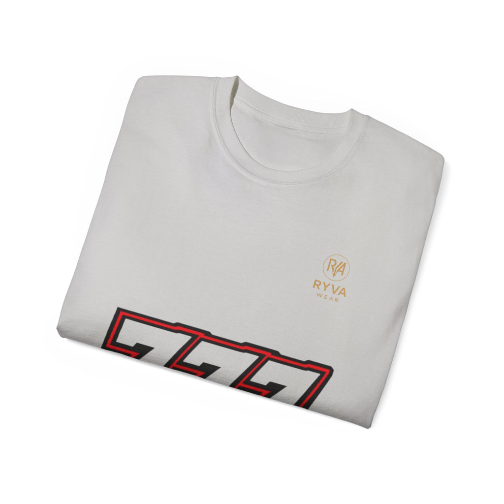 777 Graphic Tee — Lucky Slot Machine Number T-Shirt