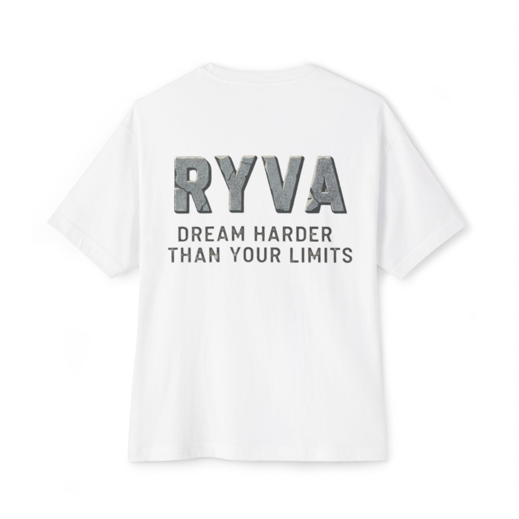 Boxy Tee — RYVA "Dream Harder Than Your Limits" Graphic