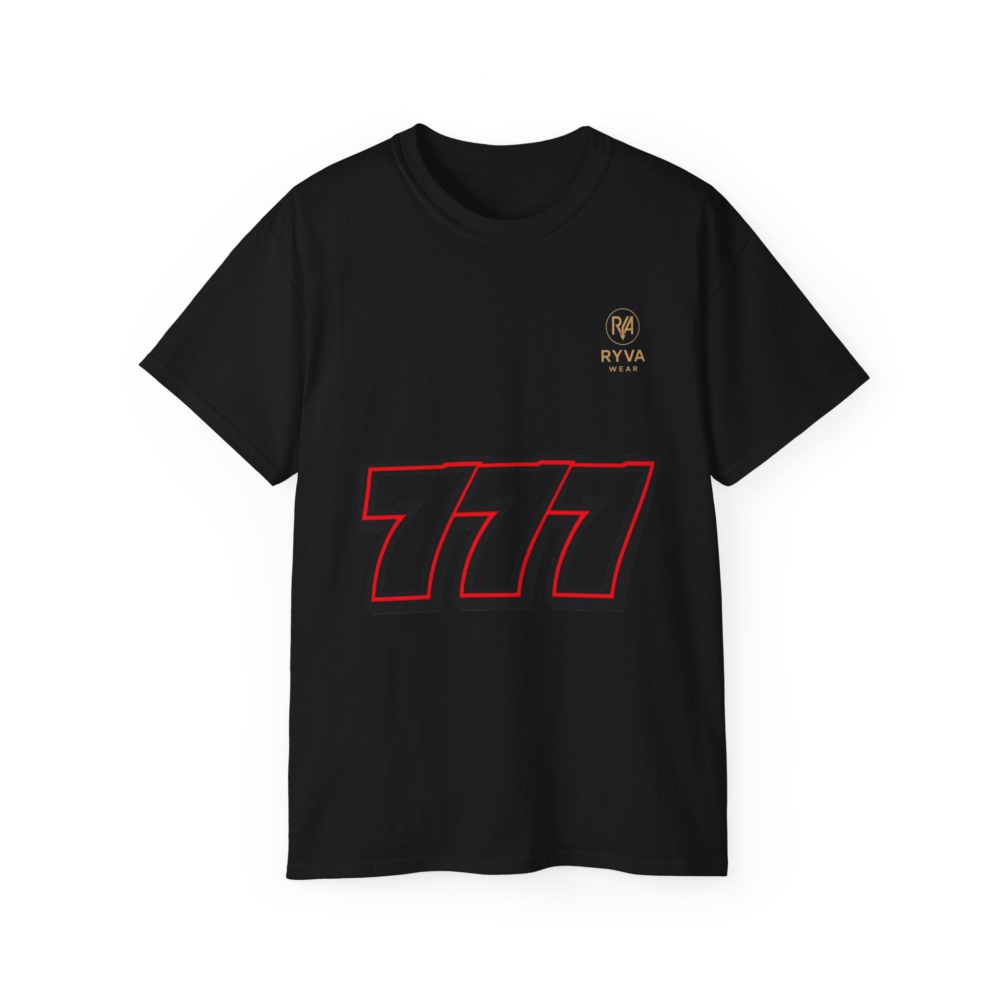 777 Graphic Tee — Lucky Slot Machine Number T-Shirt