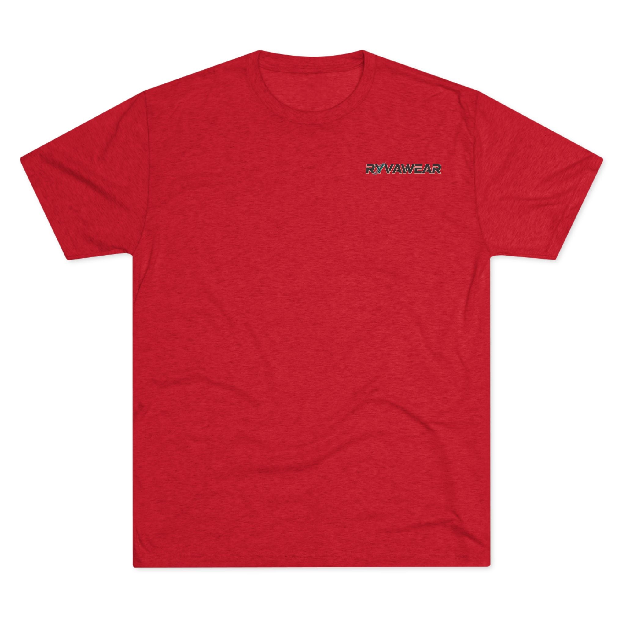 RYVNAWEAR Minimal Logo Tee — Lightweight Tri-Blend Crew Shirt