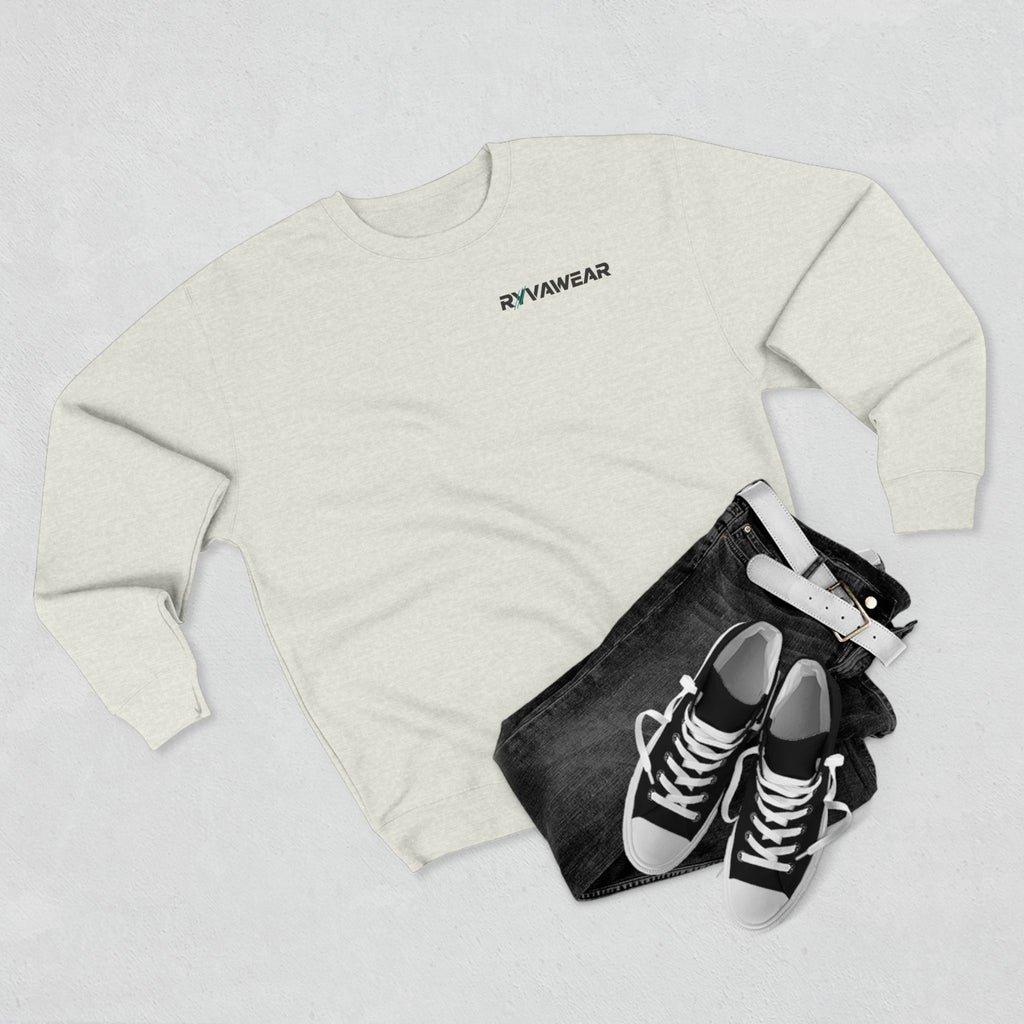 Minimalist 'RYVAWEAR' Crewneck Sweatshirt