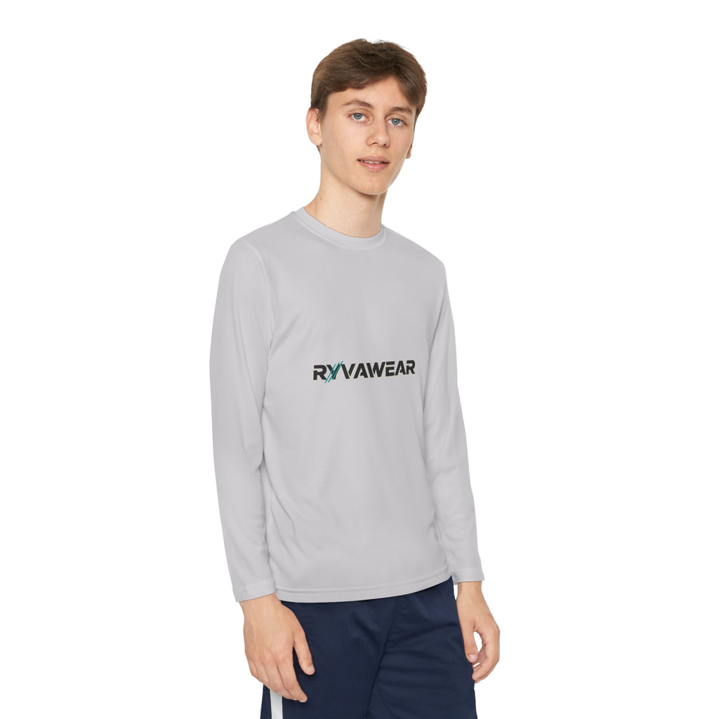 Youth Long Sleeve Tee — RYVAWEAR Minimal Logo