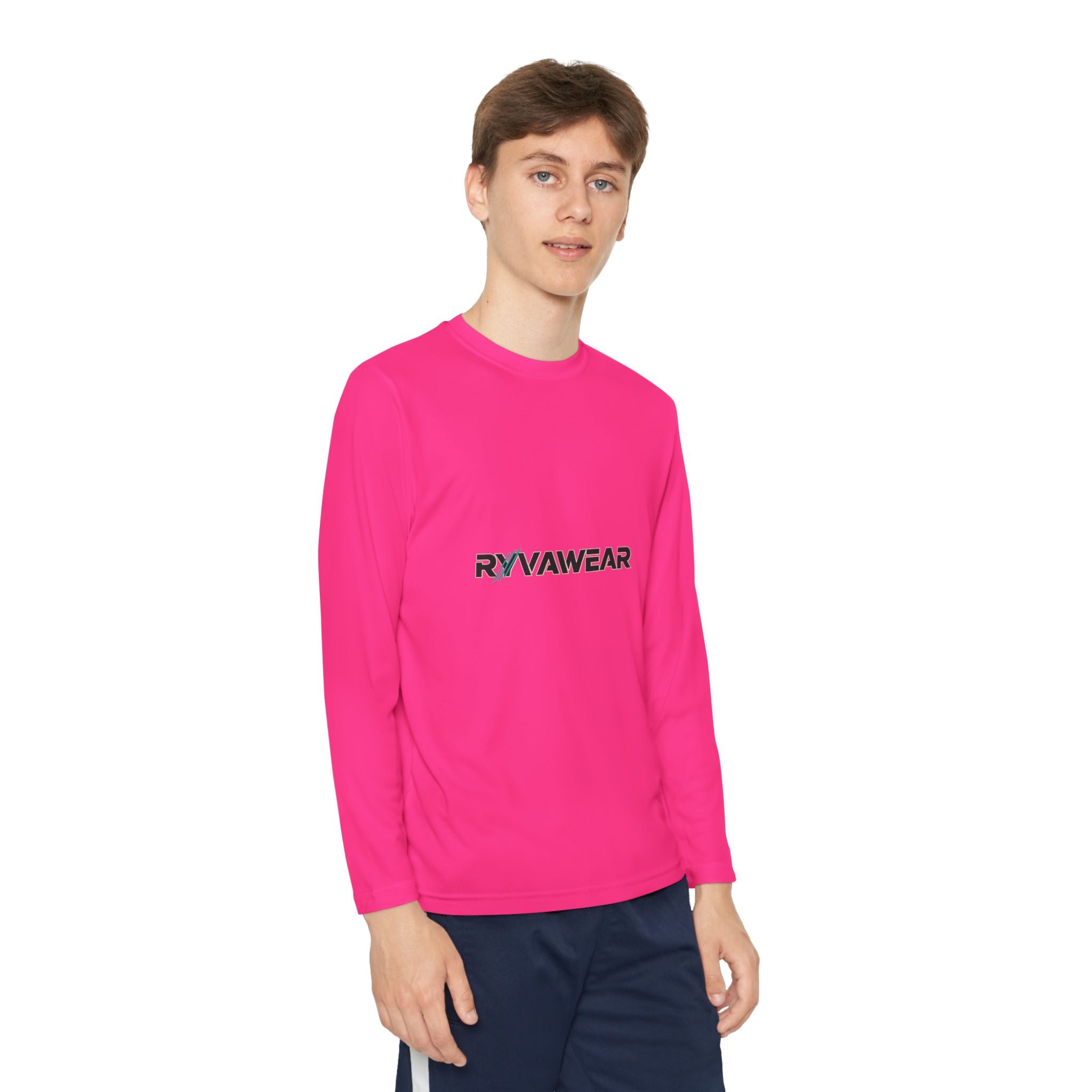 Youth Long Sleeve Tee — RYVAWEAR Minimal Logo