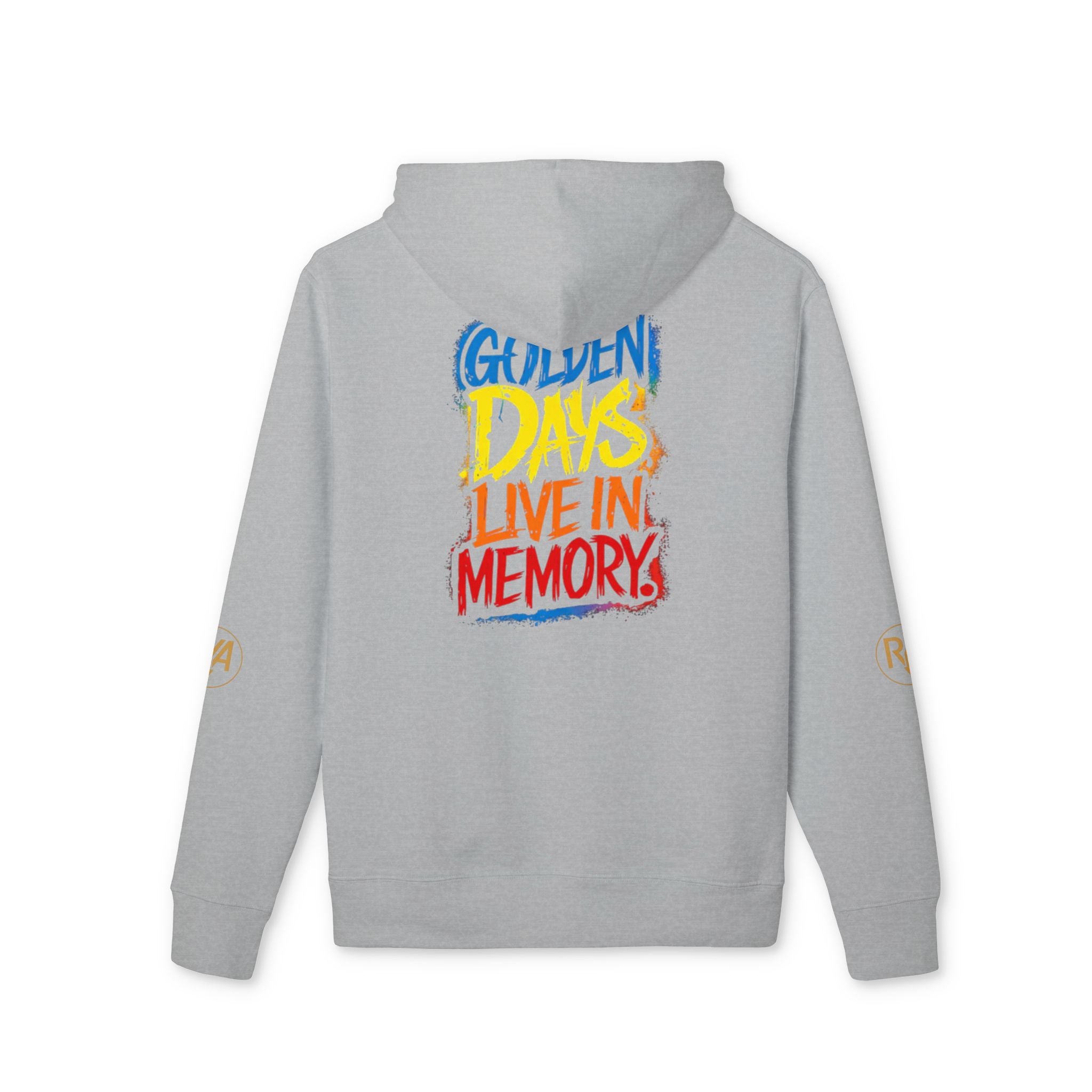 Hoodie — "Golden Days Live in Memory" Retro Graphic Pullover