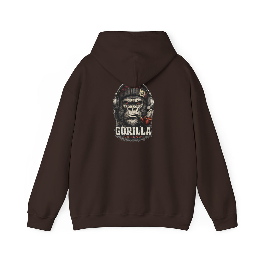Gorilla Graphic Hoodie — Bold Ape Portrait Sweatshirt