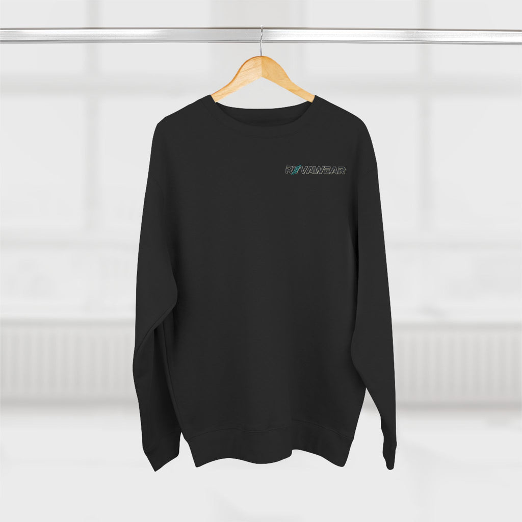 Minimalist 'RYVAWEAR' Crewneck Sweatshirt