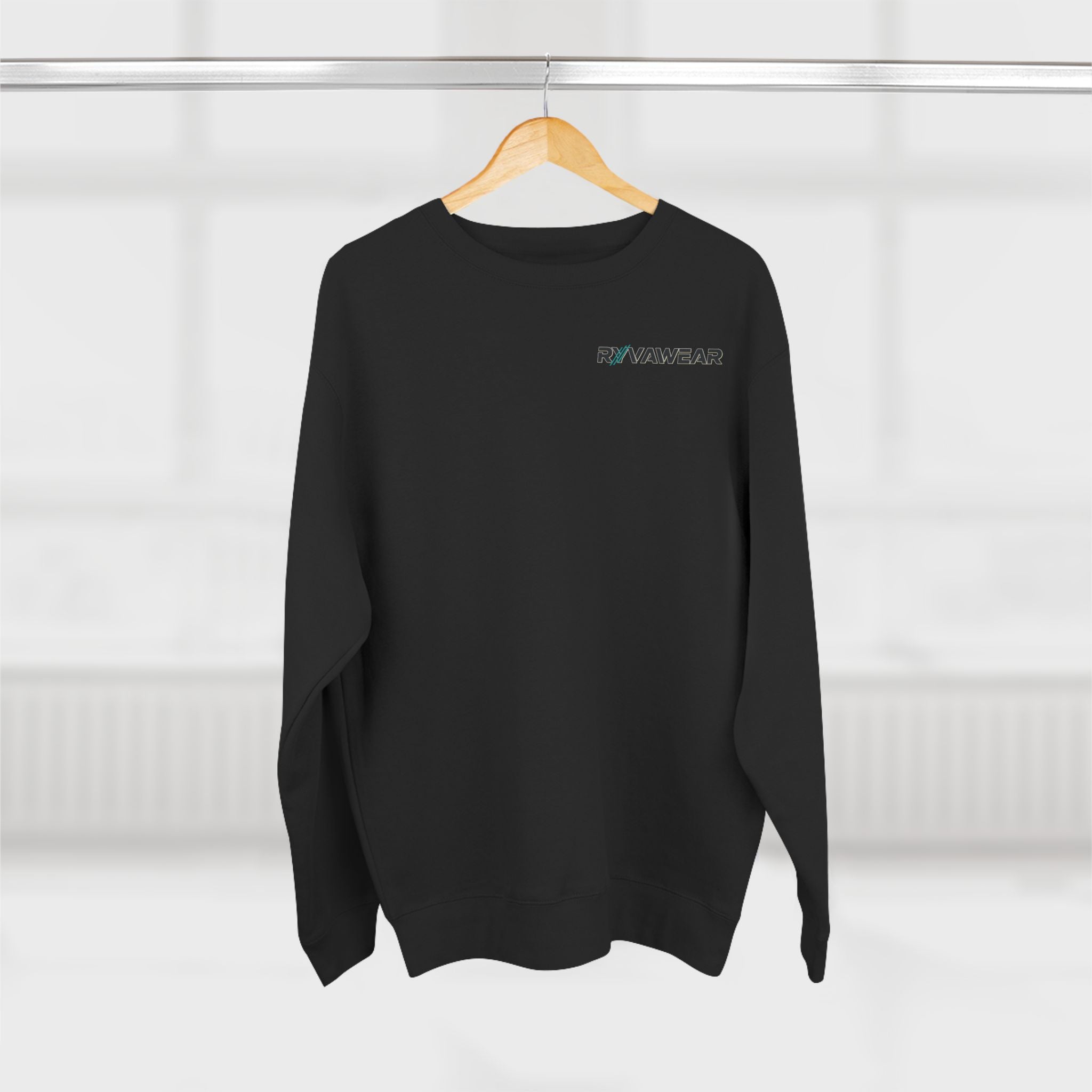 Minimalist 'RYVAWEAR' Crewneck Sweatshirt