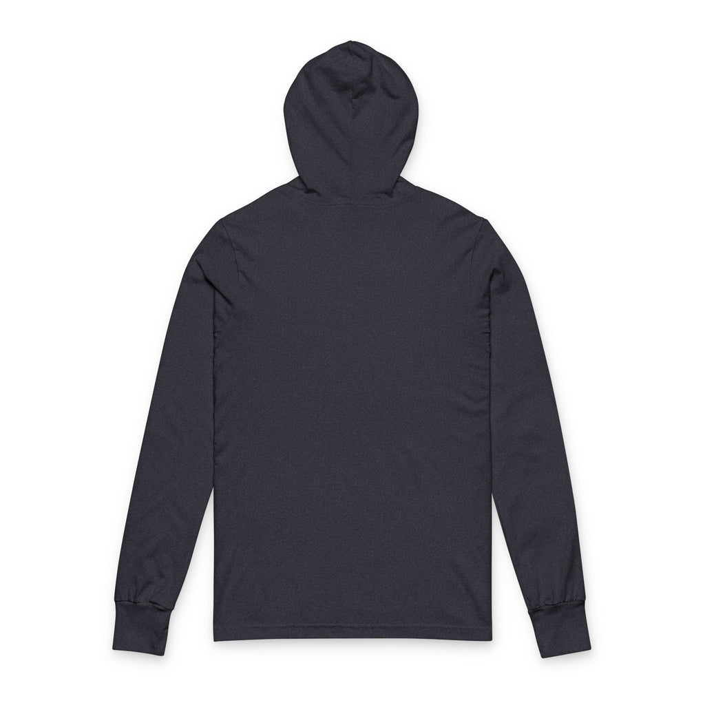 RVVAWEAR Hooded Long Sleeve Tee — Minimal Logo Lightweight Hoodie Tee