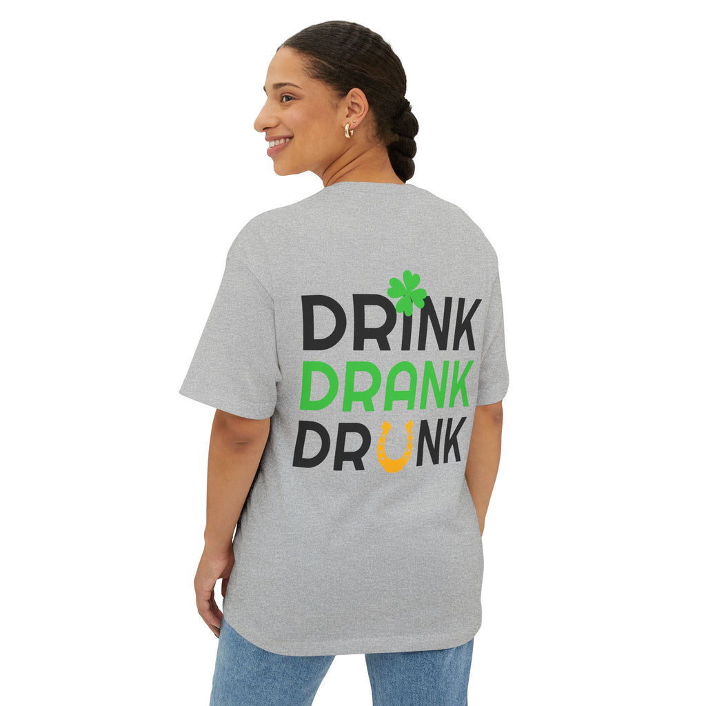 St. Patrick's 'Drink Drank Drunk' Boxy Tee