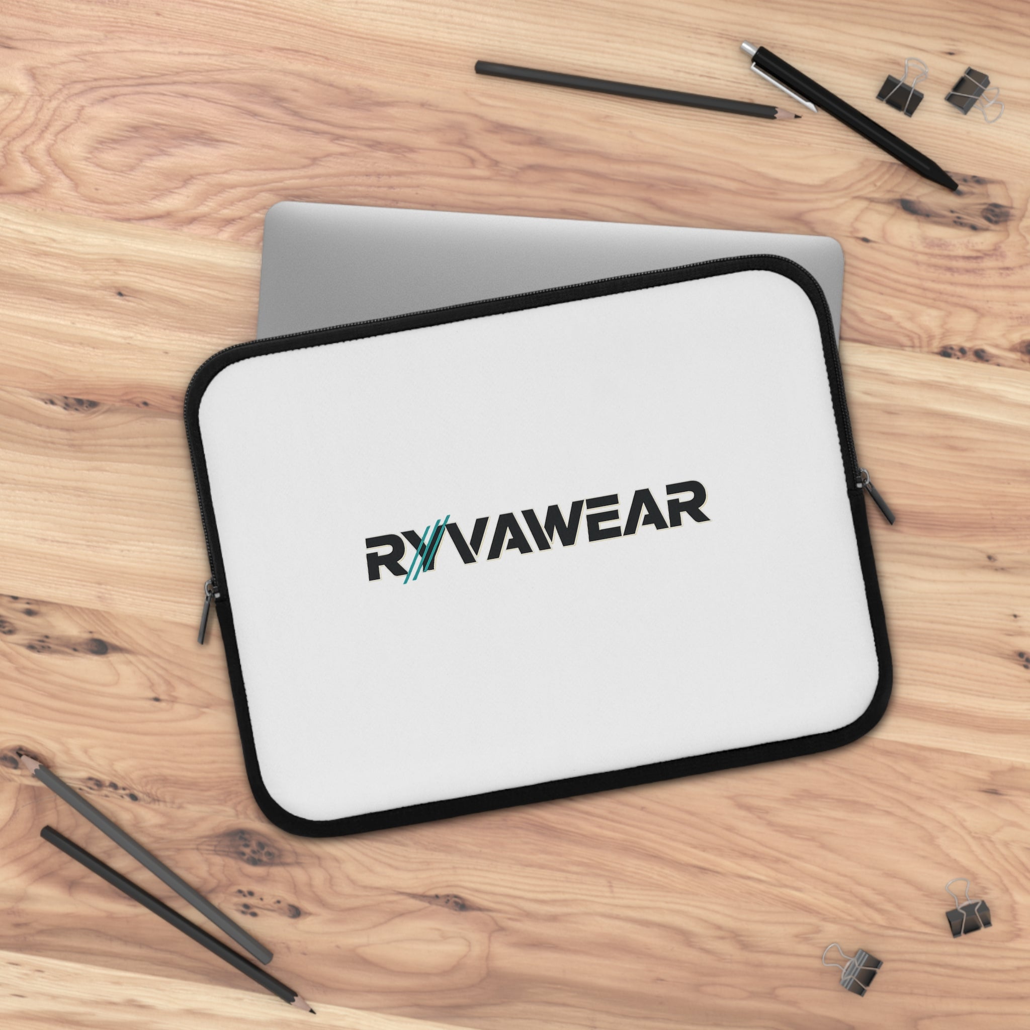 RyvaWear Logo Laptop Sleeve - Protective Zippered Neoprene Case